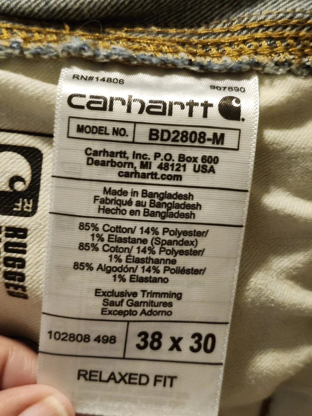 Carhartt rugged flex